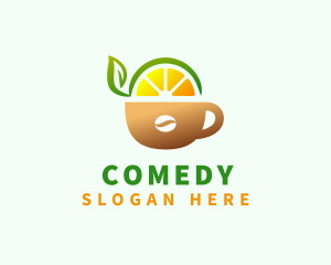 Fruit Juice Coffee Drink Logo