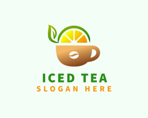 Fruit Juice Coffee Drink logo design