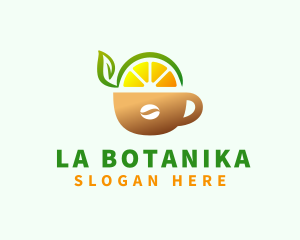 Orange - Fruit Juice Coffee Drink logo design