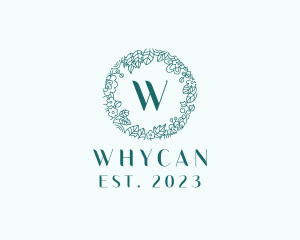 Ecosystem - Ornate Floral Wreath logo design
