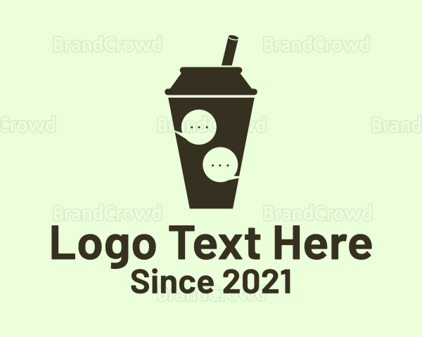 Talk Bubble Tea Logo