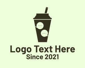 Messaging App - Talk Bubble Tea logo design