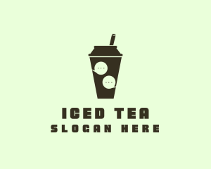 Talk Bubble Tea  logo design