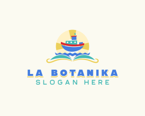 Storytelling - Toy Boat Daycare logo design