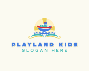 Toy Boat Daycare logo design