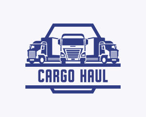 Cargo Mover Truck logo design