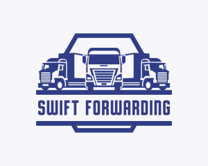 Cargo Mover Truck logo design