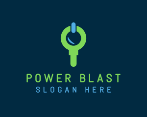 Search Power Technology logo design