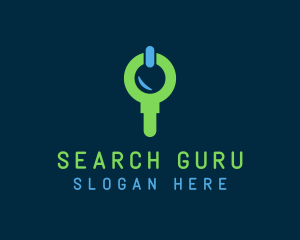 Search Power Technology logo design