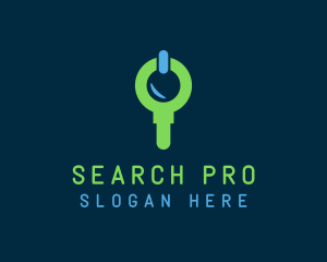 Search Power Technology logo design