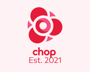 Eco Friendly - Floral Rose Cosmetics logo design