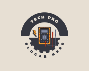 Tool - Electrical Multimeter Tool logo design