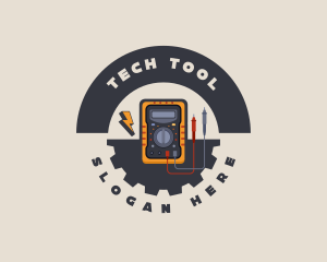 Tool - Electrical Multimeter Tool logo design