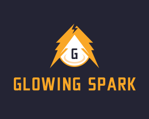 Electric Lightning Bolt logo design