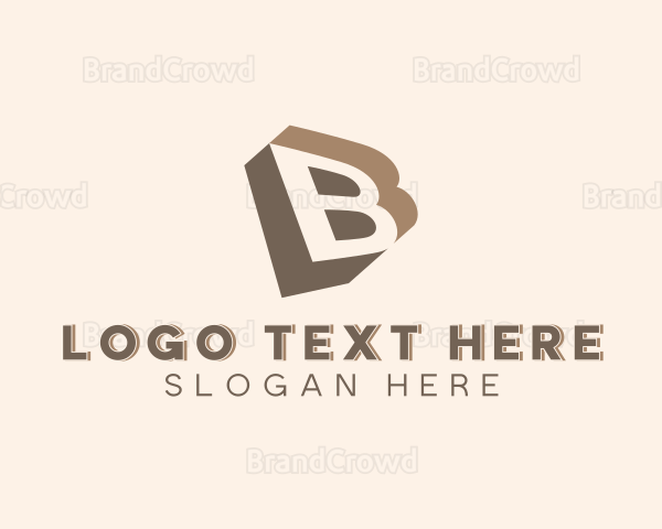Creative Design Studio Letter B Logo