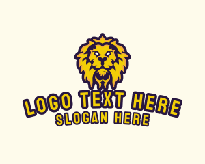 Golden Lion Esports logo design