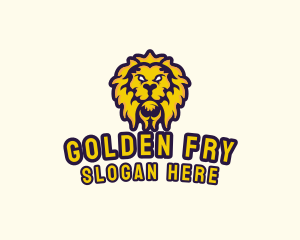 Golden Lion Esports logo design