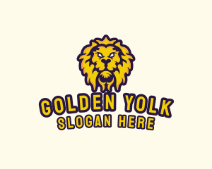 Golden Lion Esports logo design