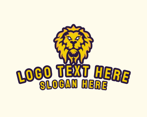 Video Game - Golden Lion Esports logo design