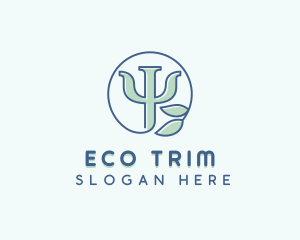 Psychology Eco Wellness logo design