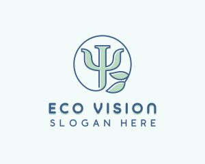 Psychology Eco Wellness logo design