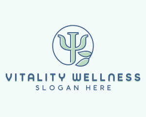 Psychology Eco Wellness logo design