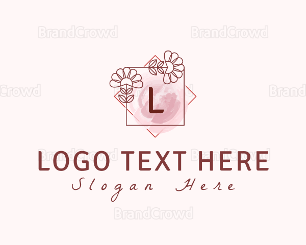 Natural Beauty Floral Logo