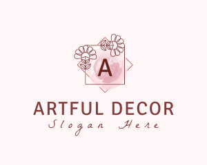 Natural Beauty Floral logo design