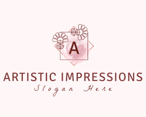 Natural Beauty Floral logo design