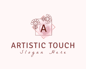 Natural Beauty Floral logo design