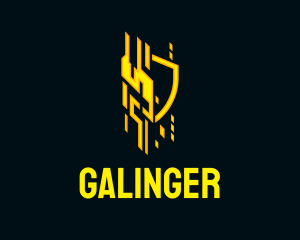 Team - Gamer Pixel Crest logo design