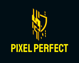 Gamer Pixel Crest  logo design