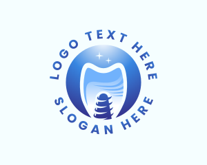 Oral Care - Tooth Implant Clinic logo design