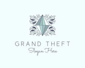 Luxury Crystal Gem logo design