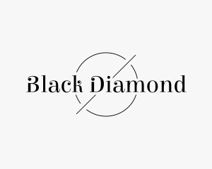 Black - Classic Black Circle logo design
