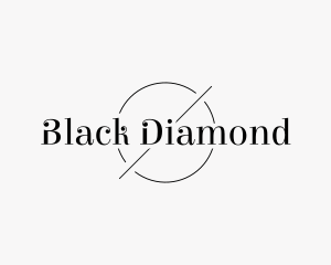 Classic Black Circle logo design