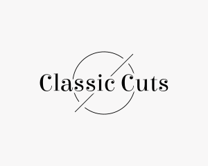 Classic Black Circle logo design