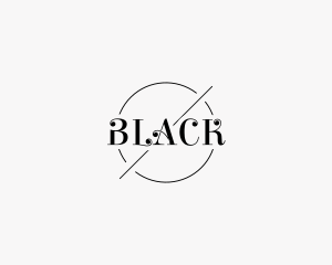 Classic Black Circle logo design