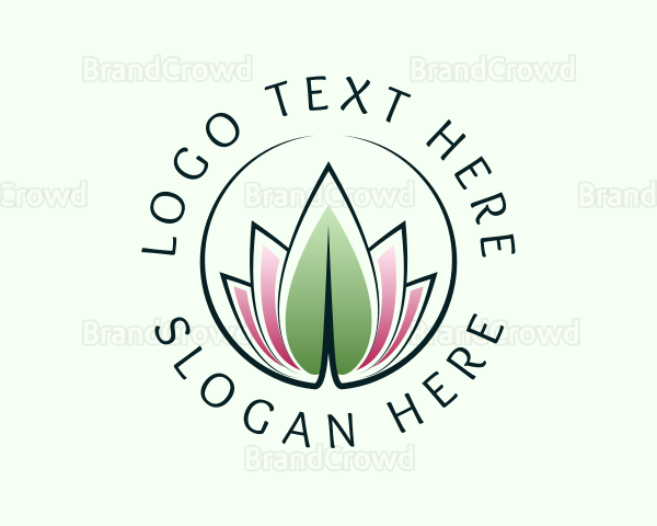 Wellness Lotus Leaf Logo