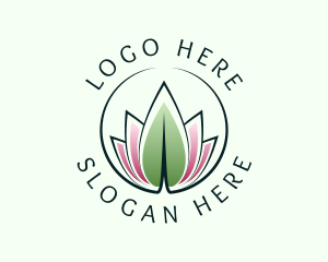 Zen - Wellness Lotus Leaf logo design
