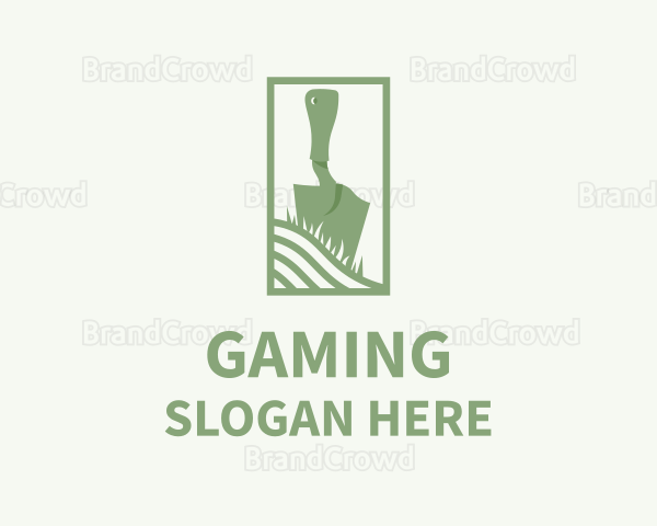 Green Shovel Planting Logo