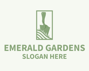 Green Shovel Planting logo design