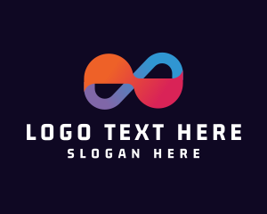 Payment Service - Gradient Infinity Loop logo design