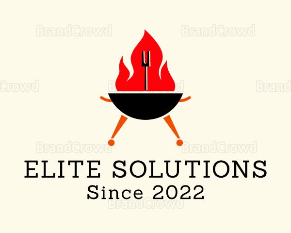 Hot Grill Restaurant Logo