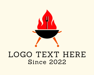 Hot Grill Restaurant  logo design
