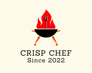 Hot Grill Restaurant  logo design