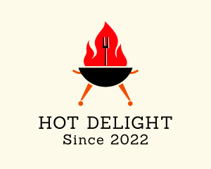 Hot Grill Restaurant  logo design