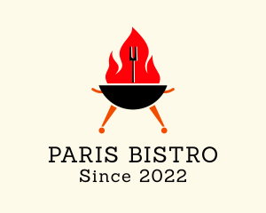 Hot Grill Restaurant  logo design