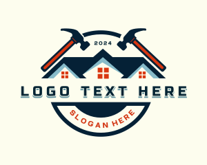 Home Improvement - Hammer Repair Maintenance logo design