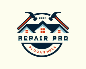 Hammer Repair Maintenance logo design